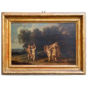 Baccanale di Putti - Scuola Fiamminga