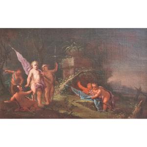 Baccanale di putti – Giulio Carpioni