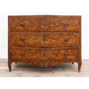 Comò Vicentino in Noce e Radica – XVIII secolo