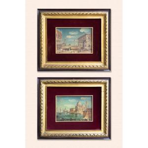 Coppia di vedute di Venezia – inizi XX secolo