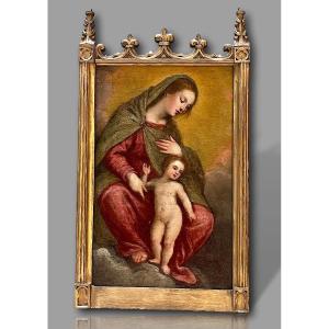 Virgin And Child – Lombard School, Late 16th Century