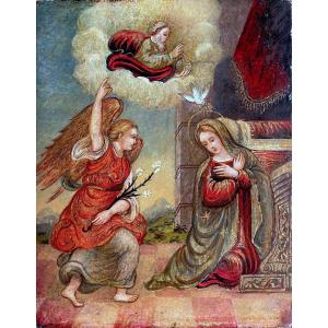 Annunciation – Northern Italy, Mid-16th Century – Tempera On Panel