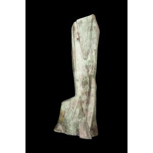 Bronze Sculpture "cubist Head" After Joseph Csaky (1888 – 1971)