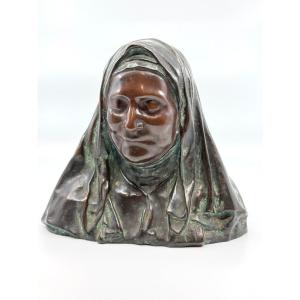 Bronze Bust, Italy, 19th Century