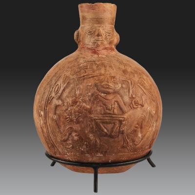 Anthropomorphic Paunchy Vase - Mochica