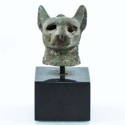 Votive Head Of Goddess Bastet