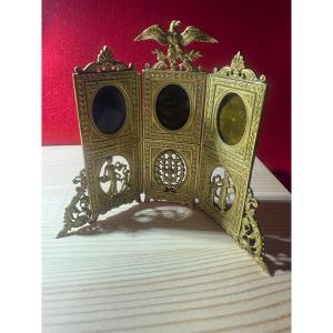 Small Empire-style Brass Frame