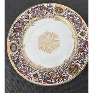 Porcelaine De La Manufactutre De Sevres Chateau De Fontainebleau Serie De 12 Année1845