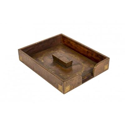 0024 / Old Leather Mail Box