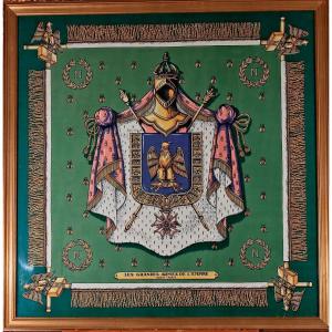 Great Arms Of The Empire Silk Print Rodin Paris