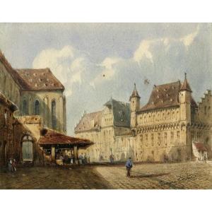 Eugène Edouard Soules (1811-1876) - Watercolor