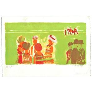 Frédéric Menguy (1927-2007) - Original Signed Lithograph Numbered 48/250