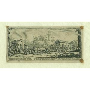 Set Of 3 Etchings - Jacques Callot (1592-1635) - The Great Miseries Of War