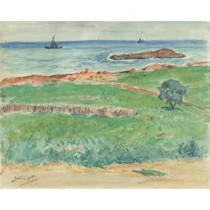 Gustave Lino (1893-1961) - Tipaza - Orientalist Drawing