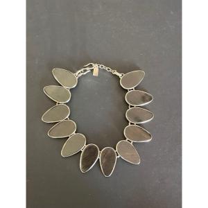 Very Rare Vintage Ysl Yves Saint-laurent Necklace Jewel By Robert Goosens Signed