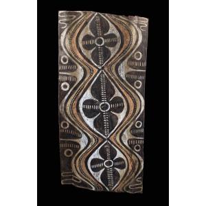 Painted Bark, Kwoma Ethnic Group, Papua New Guinea, Tribal Art, Oceanic Art