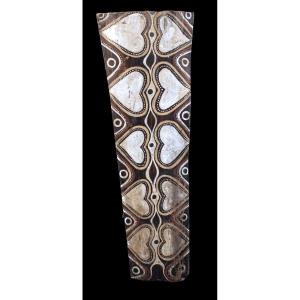 Painted Bark, Kwoma Ethnic Group, Papua New Guinea, Traditional Art, Oceanic Art, Tribal Art