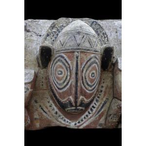 Abelam Lintel, Tribal Art, Oceanic Art, Oceania, Monumental Sculpture, Primitive Arts, 505 Cm