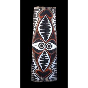 Painted Bark, Kwoma Ethnic Group, Papua New Guinea, Tribal Art, Oceanic Art, 100 Cm