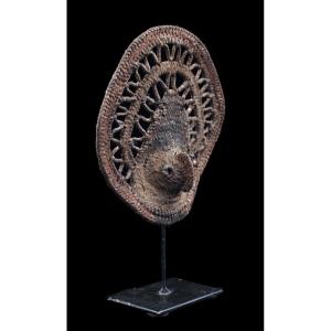 Yam Mask, Mask, Oceania, Primitive Art, Oceanic Art, Tribal Art, Basketry, 20 Cm