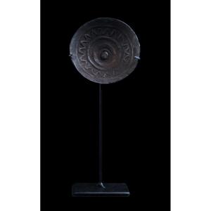 Ritual Spinning Top, Papua New Guinea, Oceanic Art, Tribal Art, Oceania, 10.5cm