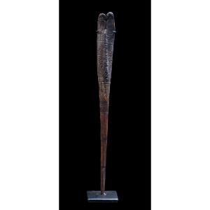 Cassowary Bone Dagger, Papua New Guinea, Oceania, Tribal Art, Oceanic Art, 33 Cm