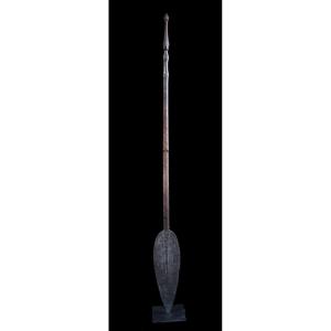 Paddle From The Sepik River, Papua New Guinea, Oceanic Art, Tribal Art, Oceania, 160 Cm