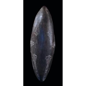 Siassi Bowl, Oceanian Art, Tribal Art, Papua New Guinea, Pacific Art, 70 X 23 Cm