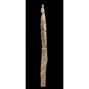 Ceremonial Hut Beam, Papua New Guinea, Oceania, Primitive Art, Oceanic Art