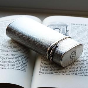 Antique Georgian Solid Silver Cigar/cheroot Case Engine Turned - Edward Edwards 1836