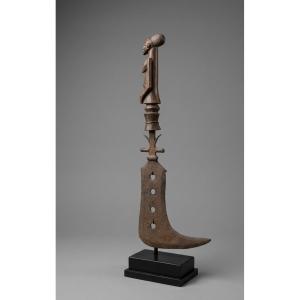 Mangbetu Jet Knife. Democratic Republic Of Congo