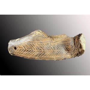 Rare Zoomorphic Hunting Call Papua New Guinea Oceania Tribal Art