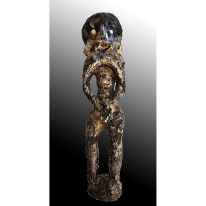 Ancient Tree Fern Votive Figure Malakula Vanuatu Oceania