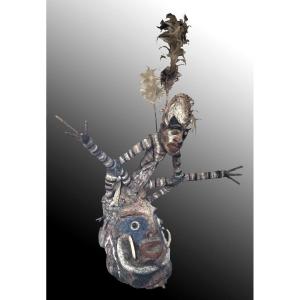 Rare Temes-mbalmbal Malakula Headgear Vanuatu Oceania Premier Art