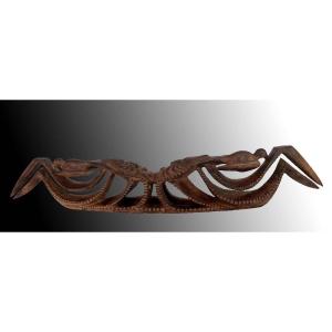 Large Canoe Bow Of Vao Island Malakula Vanuatu Oceania Tribal Art