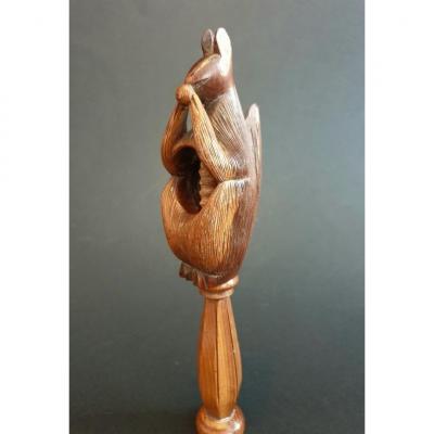 Nutcracker Representative A Squirrel Period XIX Th Century