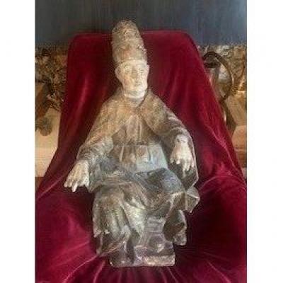 Pope Carved Wood