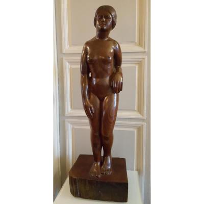 Sculpture Of Woman By H Astié