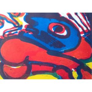 Etching And Aquatint By Bengt Lindstrom Signed And Dedicated. E/a.