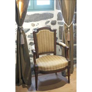 Fauteuil cabriolet XVIII ème siècle / Époque Louis XVI