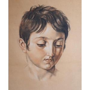 Circa 1815 / Eugénie Sagot .p. d'Armance / Student Of Jean-baptiste Isabey / Young Man /