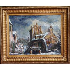 Paris 1920 / Montmartre / Fernand Laval / House Of Mimi Pinson & Georges Bizet / Oil On Canvas
