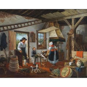  German-bavarian School / 19th Century / South German Or Swiss-german School
