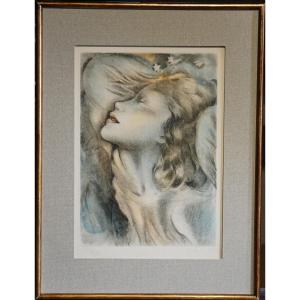 Mariette Lydis (1887-1970) – Young Girl - Numbered And Signed Lithograph - 1938