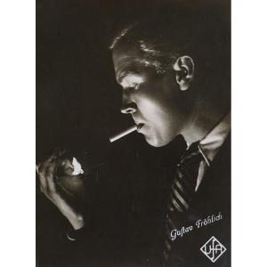 Studio Ufa/ Portrait Actor Gustav Frohlich Circa 1930 /ikonisches Schauspielerporträt, Um 1930