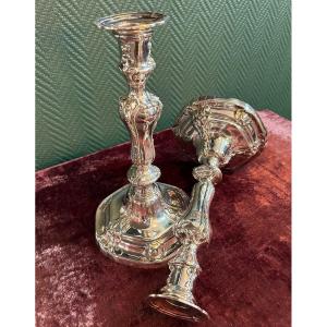 Pair Of  Candlesticks  (bordeaux 1782)