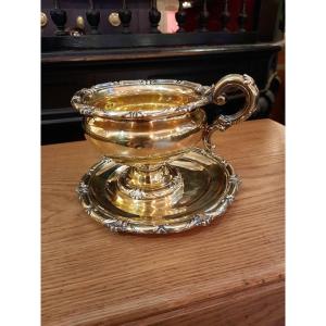 Silver-gilt Cup And Saucer