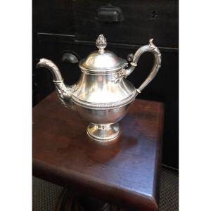Silver Teapot End Of Nineteen Century , First Of Twenty Century