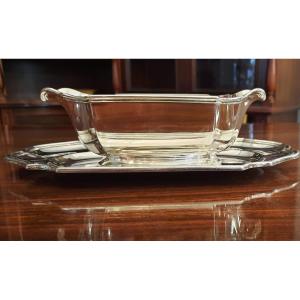Silver Art Deco Sauciere 