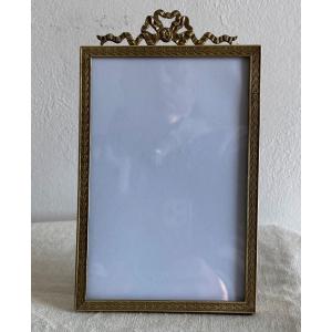 Photo Frame In Chiseled Brass Louis XVI Style 19th
